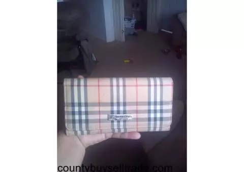 Real lightly used Burberry wallet
