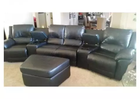 Beautiful leather couch
